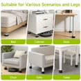 thumbnail image 5 of SAN LIKE Bed Risers 8PCS Furniture Risers 3.35in Adjustable Bed Elevators Office Leg Raiser for Tables Beds Chairs Sofas Desks etc., Adjustable Heights: 1.77", 3.35", 4.92" (Two Layers 3.35"), 5 of 7