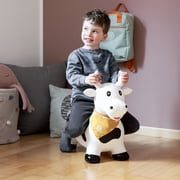 Kindsgut Bouncy Animal Hopper – Inflatable Bouncing Ride-On Toy for Kids & Toddlers Age 2+, Designed in Germany, Indoor & Outdoor, Cow