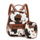 thumbnail image 1 of Mochila Montana West Wrangler Mini con estampado de vaca marrón WG133, 1 of 6