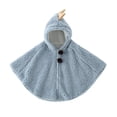 thumbnail image 2 of Sweater For Child Kids Baby Girls Christmas Outwear Thick Warm Hooded Princess Cloak Cape Coat, 2 of 4