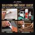 thumbnail image 7 of STARBOND Thick CA Glue (2 oz.) with Accelerator (6 fl oz.) - Super Craft Glue for Wood, Plastic, Metal, Leather, Ceramic - Cyanoacrylate Glue for Woodworking, Woodturning, Guitar, Hobby (2), 7 of 7