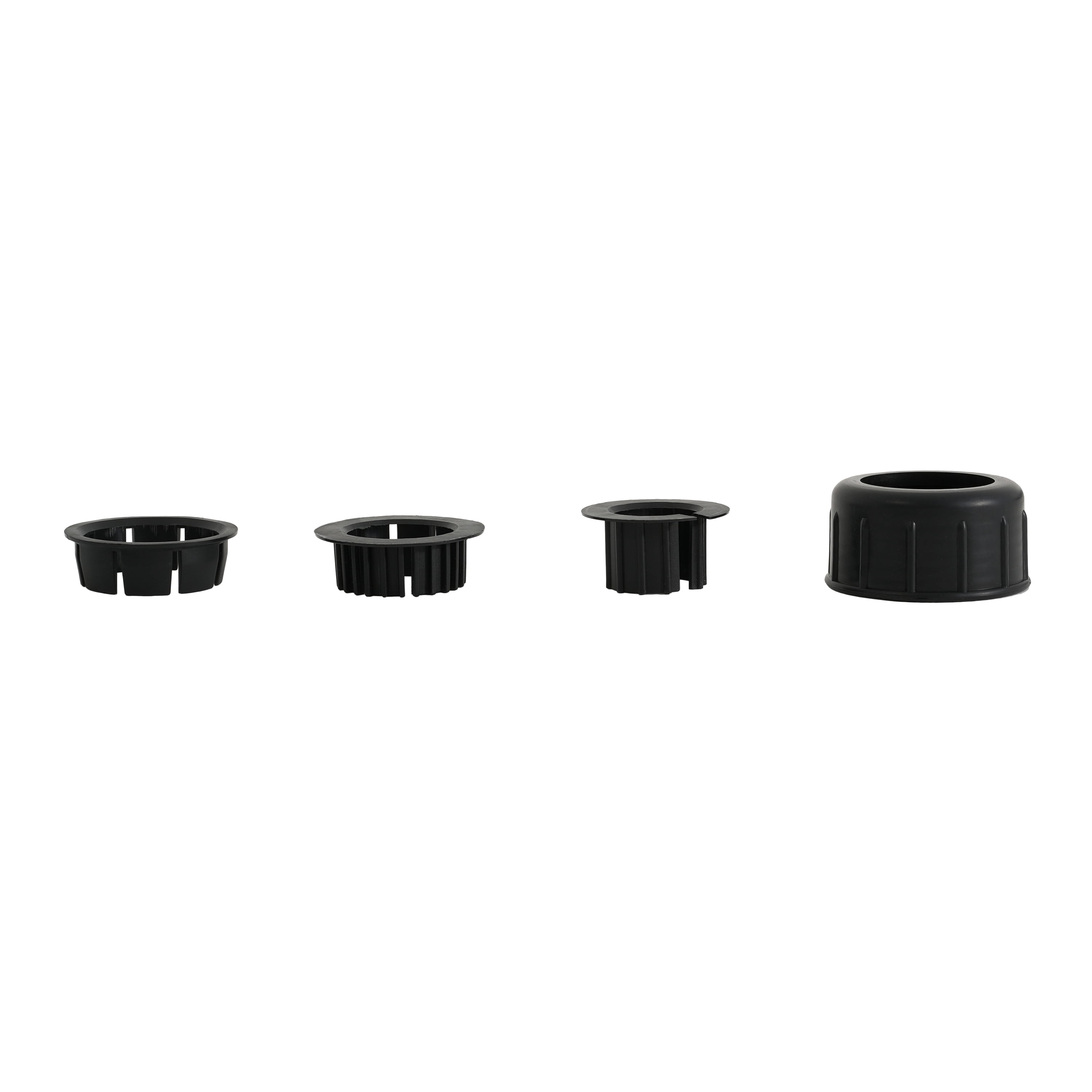 Umbrella Base 35 Pound Round with Concrete Fill and Resin Shell, Patio Umbrella Stand and Outdoor Shade Base, Black