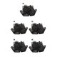 thumbnail image 2 of Eigraketly 1 par de guantes de ciclismo de Gel de silicona antideslizantes de medio dedo guantes antisudor para montar en bicicleta Road Mountain Bike Type2 NO2 Eigraketly CBP116091, 2 of 4
