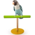 thumbnail image 4 of Parrot Stand Wood Acrylic Training Portable Parrot Perch Stand Bird Stand, 4 of 5