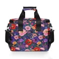 thumbnail image 7 of FORMRS Insulated Cooler Bag 24 Cans Capacity Soft Leakproof Lunch Box with Side Pockets, Beautiful Floral Pattern, 7 of 7