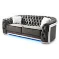 thumbnail image 2 of Gray Velvet - LED Under Rail Lights - Small Living Room - Space - Saving and Stylish, 2 of 2