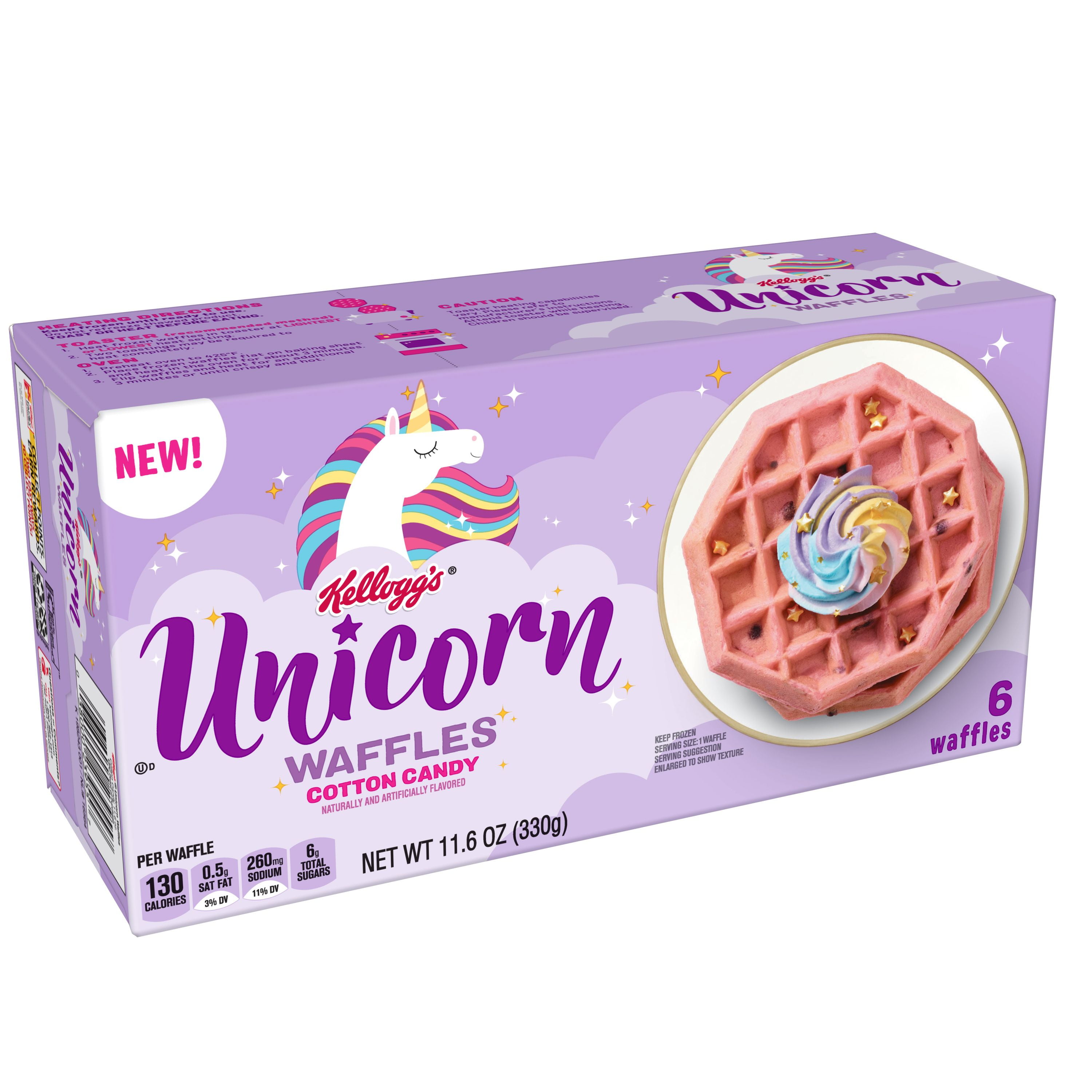 Kellogg's Kellogg's Frozen Waffles, Cotton Candy, 11.6oz Walmart