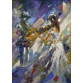 thumbnail image 2 of Chodyukov, Aleksander 11x14 White Modern Wood Framed Museum Art Print Titled - Girl play Violin, 2 of 4