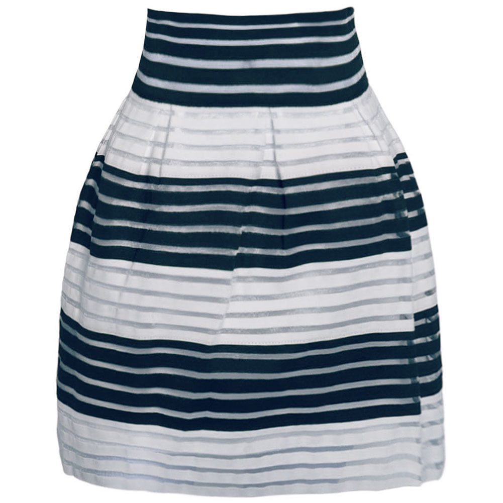 Maks Womens Junior Navy Blue Tennis Running A-line Skirt Skort