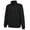Black, variant on Apparel 8159 Youth Crosswind Quarter Zip Sweatshirt-Black-XL
