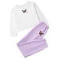 thumbnail image 4 of URMAGIC 6-13T Girls Clothes Sweatsuits Tracksuits Cute Pullover Sweatshirts Jogger Sweatpants Pant Sets Outfits, 4 of 8