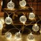 thumbnail image 1 of Cadena de luces LED con forma de bola de espejo de 4 cm de diámetro, luces decorativas para salón de baile, luces para festivales, luces colgantes decorativas de estilo nórdico, 1 of 5