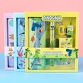 thumbnail image 4 of Ensemble de Fournitures Scolaires pour Enfants avec Trousse - 7 Pcs - Parfait pour la Rentrée Scolaire - Convient aux 3 Ans et Plus - Matériau Plastique, 4 of 5