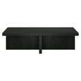 thumbnail image 5 of Evelyn&Zoe Elna 54" Wide Rectangular Coffee Table, Black Grain, 5 of 8
