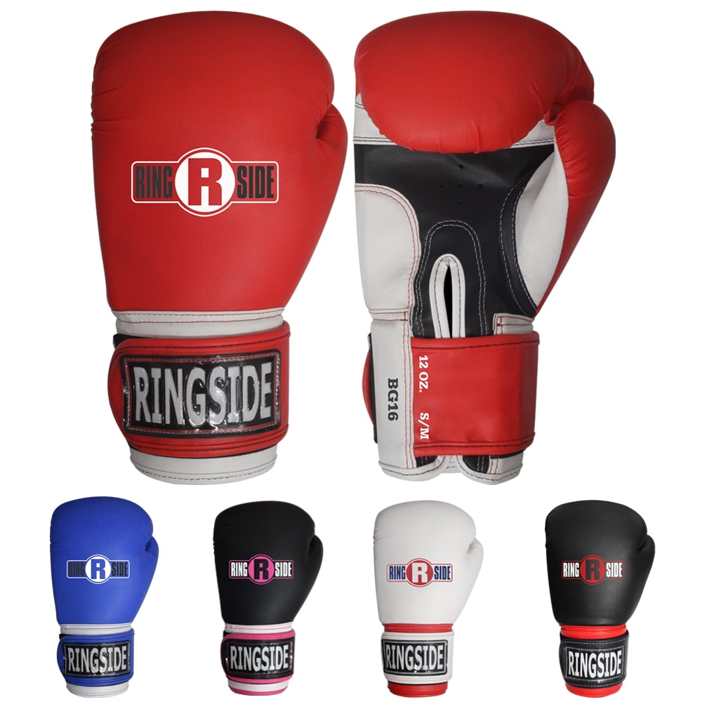 Ringside Pro Style Training Boxing Gloves, Blue, Large/Extra Large