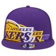 thumbnail image 2 of Men's New Era Purple Los Angeles Lakers Sport Night Team Shadow 9FIFTY Snapback Hat, 2 of 6