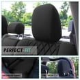thumbnail image 4 of For 2020-2024 Jeep Gladiator FH Group Neoprene Waterproof Custom Fit Car Seat Covers - Rear Set Black, 4 of 5