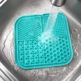 thumbnail image 4 of Durable Slow Feeder Dog Licking Mat, Food Grade Silicone Lick Pad with Strong Suction Cups, Interactive Calm Treat Mat for Dogs Cats Boredom Anxiety Relief, Creative Pet Gift, 4 of 8