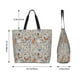 thumbnail image 5 of Balery Funny Chicken Bolsa Tote Estilo Estético con Cremalleras, Bolsa de Hombro, Bolsa de Compras Grande y Plegable, 5 of 8