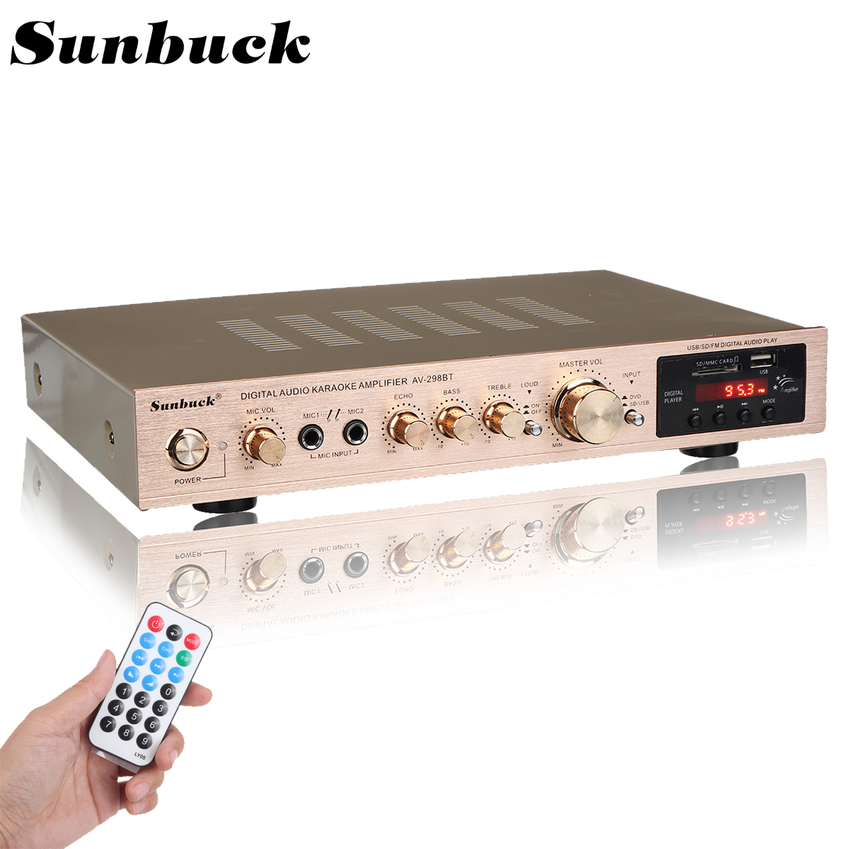 Sunbuck bluetooth Home Amplifier & Receiver for Speakers Slim 5 Channel