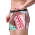thumbnail image 2 of Qekee Pastel Macarons Delight for Men's Underwear Boxer Briefs , Comfort Boxer Brief for Men, Moisture-Wicking Breathable-X-Large, 2 of 5