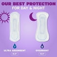 thumbnail image 6 of Overnight Incontinence Pads for Women - Ultimate Extra Coverage - 8 Drop - Extra Coverage - 22ct, 6 of 7