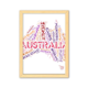 thumbnail image 1 of Cuadro de madera decorativa Unbranded Australia sabor mapa A4, 1 of 3