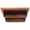 thumbnail image 2 of Linon Two Slot Wall Mailbox, Copper, Cross Hatch, Assembled, 2 of 4