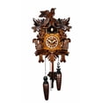thumbnail image 1 of Quartz Cuckoo Clock 5-leaves, bird EN 622 Q, 1 of 1