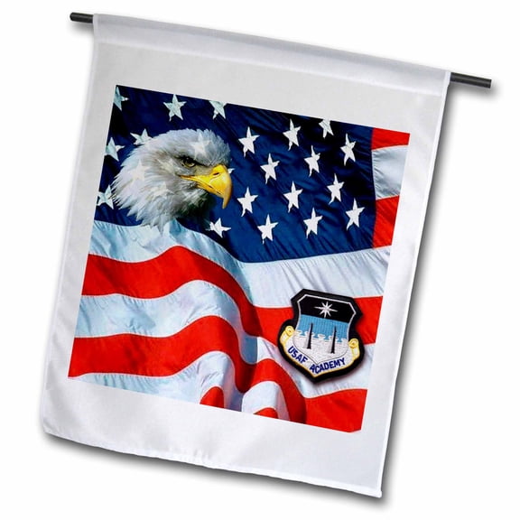 3dRose, USAF Academy, 12 x 18 inch Garden Flag