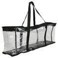 thumbnail image 2 of CNKOO Transparent Large Capacity Portable Carrying Bag Storage Organizer Book Carrier Bag Book Storage Organizer, 2 of 7