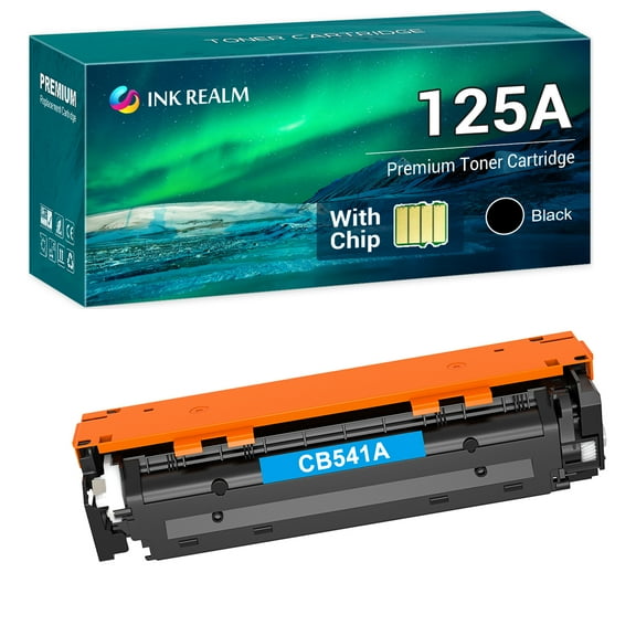 Cool Toner Compatible for HP 125A Toner Cartridge Replacement for HP 125A CB541A LaserJet CP1215 CP1518ni CP1515n CM1312nfi CM1312 Pro 200 color M251n M251nw Printer (Cyan, 1-Pack)