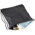 thumbnail image 3 of 12 Pack Sports Equipment Bag Drawstring Backpack Bags String Backpack For Gym Traveling, Black, 3 of 6