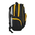 thumbnail image 3 of MOJO Black Pittsburgh Pirates Trim Color Laptop Backpack, 3 of 4