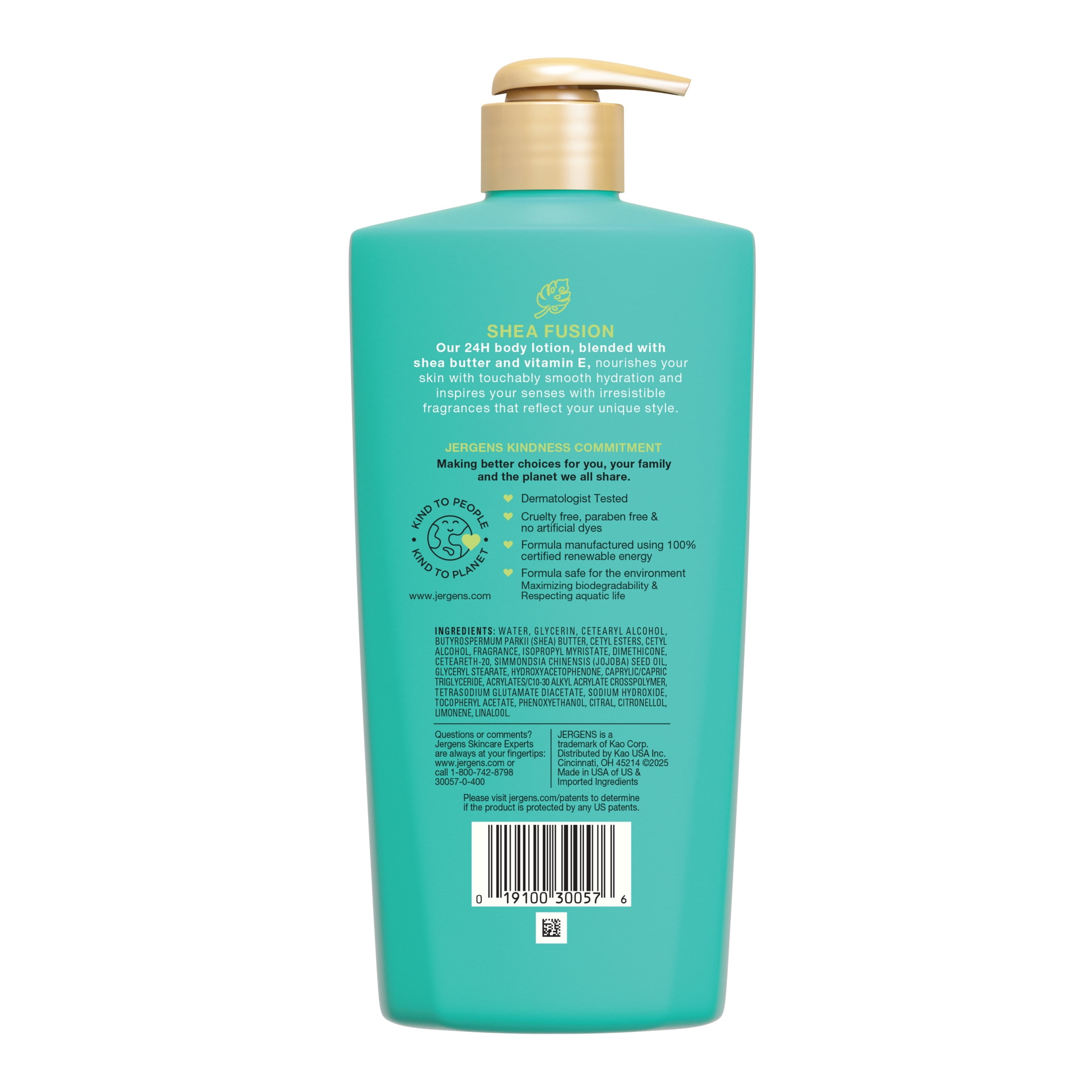 Jergens Shea Fusion Tropical Escape Scented Body Lotion with Shea Butter & Vitamin E for 24-Hour Moisture - 14 fl oz