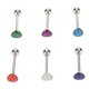 thumbnail image 4 of Joyas Para Piercing De Lengua, Forma De Corazón Simple Y Segura, Anillos Para Lengua Fáciles De Usar, 6 Piezas Para Mujer Para Lengua ANGGREK JE1416, 4 of 8