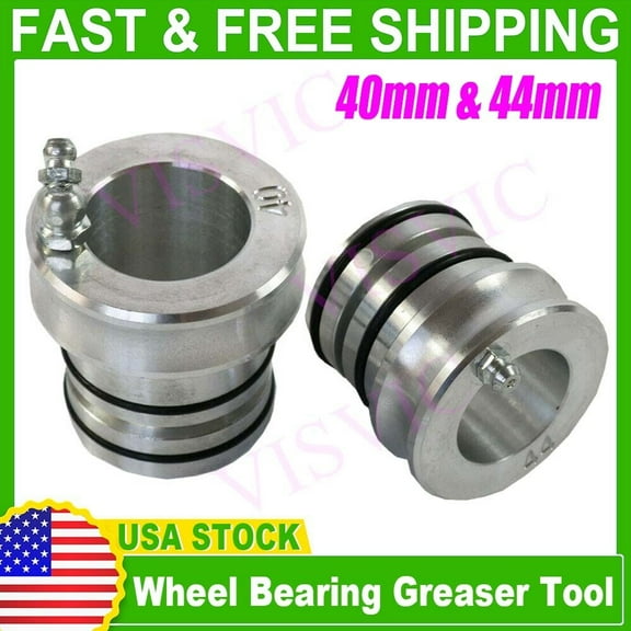 40mm & 44mm Front Rear Wheel Bearing Greaser Greasing Tool Kit for Polaris RZR