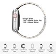 thumbnail image 7 of For Apple Watch Band 42/44/45mm or 38/40/41mm, Stainless Steel Strap For Applefor Apple Watch Series SE 7 6 5 4 3 2 1, 7 of 7