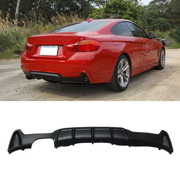 NINTE Rear Bumper Lip Diffuser for 2014-2020 BMW 4 Series F32/F33/F36 M Sport Matte Black