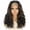 BlackBrown-1B27, variant on 16" Short Boho Braided Wig Suitable For Women Glueless Double Full HD Lace Blended Braid Wig with Bohemian Curly Ends Goddess Boho Box Braids Wig