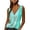 Blue, variant on LEAVINGSUO Summer Womens Tank Tops Women's Fashion Casual Printed Vest Zipper V-Neck Loose Sleeveless T-Shirt Pullover Tops Khaki XL