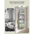 thumbnail image 2 of Organizador colgante para puerta Yecaye Caddy 122 x 36 x 14 cm gris, 2 of 9
