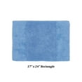 thumbnail image 2 of Better Trends 17" x 24" Bathroom Rug 100% Cotton Bath Rug Water Absorbent & Non Slip Bath Mat (Dark Blue) Granada Collection, 2 of 4