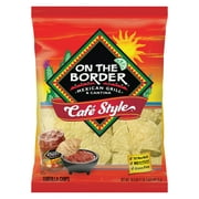 On The Border Cafe Style Tortilla Chips, Gluten-Free, 16.5 oz Bag