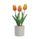thumbnail image 2 of Bonsái artificial de PU con tulipán para decoración de interiores, simulación de planta artificial, 2 of 2