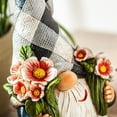 thumbnail image 3 of Evergreen 8"H Gnome with Red Flower Garden Statuary Garden and Yard Decor, 3 of 4