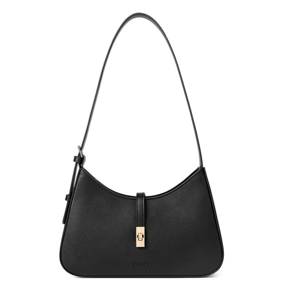 Bandolera CLUCI para mujer de piel vegana negra