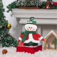 thumbnail image 2 of CASAFUN Plush Christmas Stuffed Animal Plush Toys Santa Claus Snowman Penguin Reindeer Christmas Stuffed Plush Toys for Christmas Decoration Indoor Home Office Decor, 2 of 6