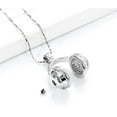 thumbnail image 4 of Microphone Cremation Jewelry for Ashes, Headset Urn Necklaces for Women Men Keepsake Memorial Pendant, 4 of 6