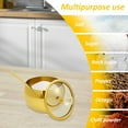 thumbnail image 4 of Stainless Steel Brown Sugar Bowl With Glass Lid and Spoon Anti Rust Coffee Bean Bowl Smooth Surface Sugar Cubes Dispenser for Home Hotel Office Cafe-1pcs-, 4 of 9